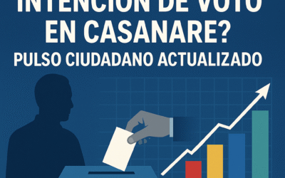 ¿Quién lidera la intención de voto en Casanare? Pulso Ciudadano Actualizado