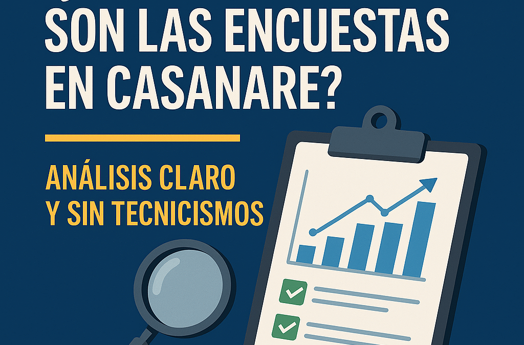 ¿Qué tan confiables son las encuestas en Casanare? Un análisis claro y sin tecnicismos